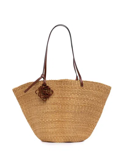 Pre-owned Loewe 2021 Medium Elephant Grass Shell Basket Bag Tote Bag