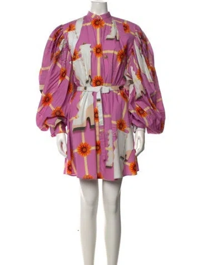 Pre-owned Loewe 2021 Mini Dress In Pink