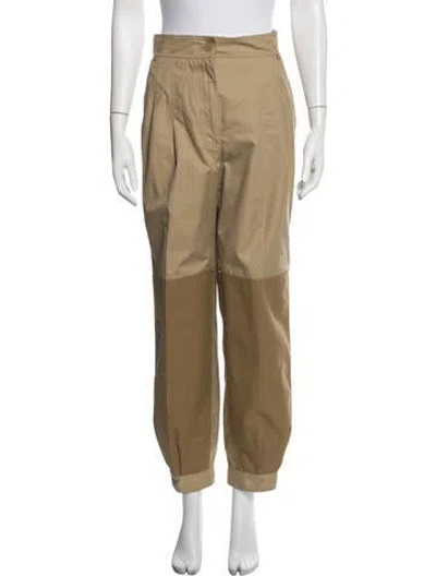 Pre-owned Loewe 2021 Straight Leg Pants In Neutrals