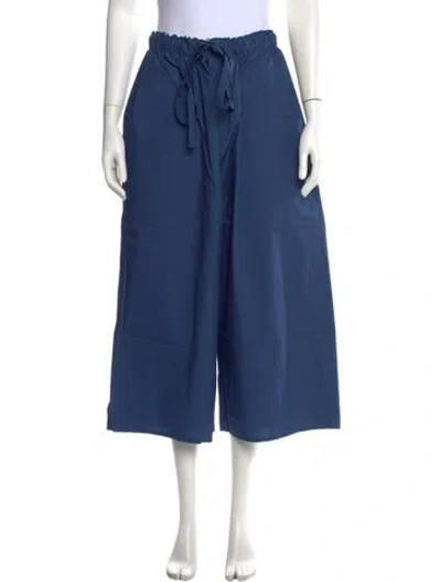 Pre-owned Loewe 2021 Wide Leg Pants In Blue