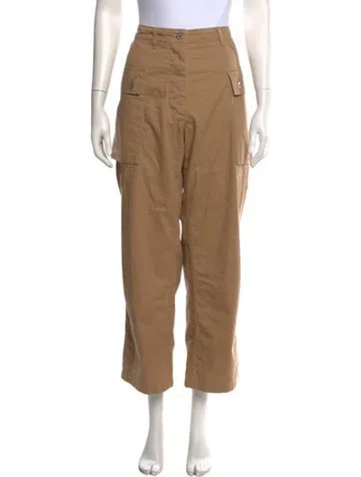 Pre-owned Loewe 2021 Wide Leg Pants In Neutrals