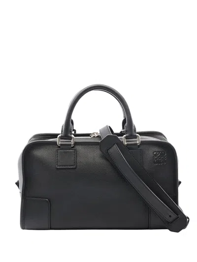 Pre-owned Loewe 2021-2026 Amazona 28 Handbag In Black