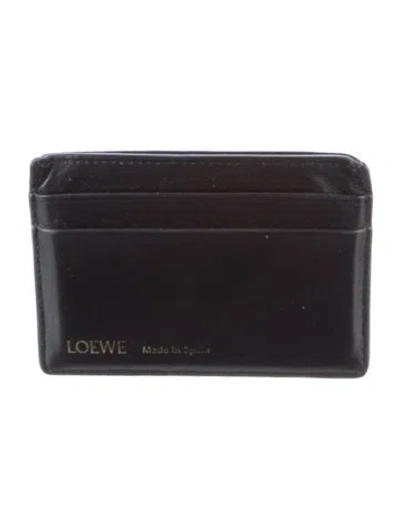 Pre-owned Loewe 2022 Anagram Canvas-jacquard Card Holder In Multi