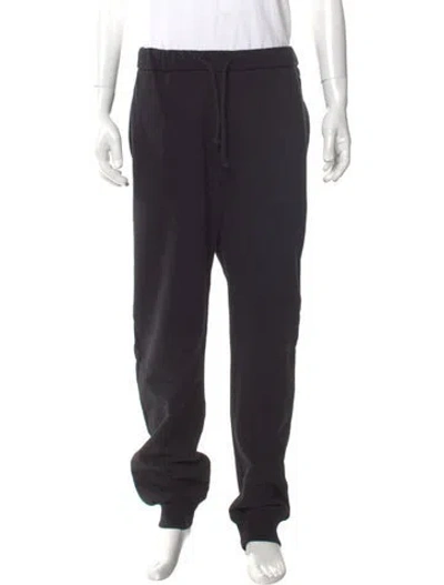 Pre-owned Loewe 2022 Anagram Lounge Bottoms In Black