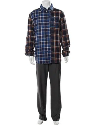 Pre-owned Loewe 2022 Anagram Shirt In Blue