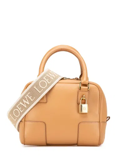 Pre-owned Loewe 2022 Calfskin Amazona 16 Square Bag Satchel