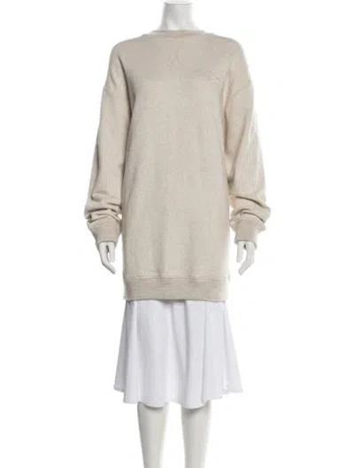 Pre-owned Loewe 2022 Crew Neck Sweatshirt In Neutrals