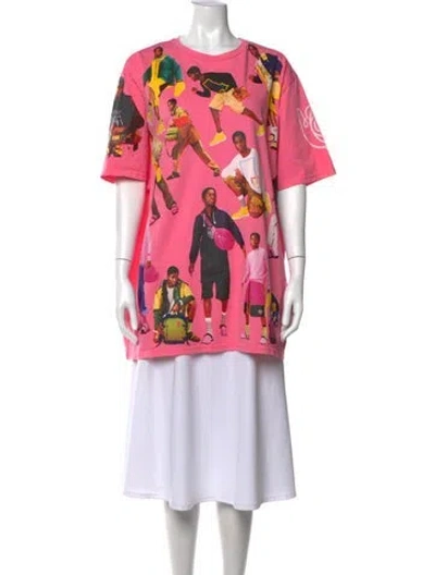 Pre-owned Loewe 2022 Graphic Print T-shirt In Pink