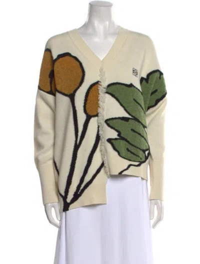 Pre-owned Loewe 2022 Herbarium Sweater In Neutral