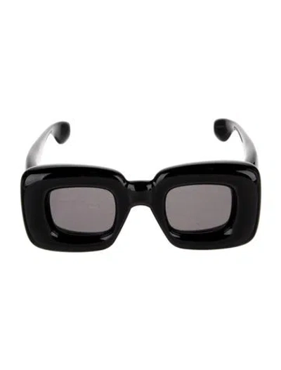 Pre-owned Loewe 2022 Inflated Sunglasses In Black