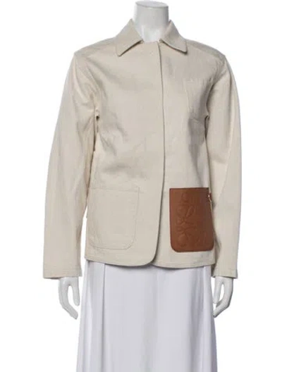 Pre-owned Loewe 2022 Jacket In Neutrals