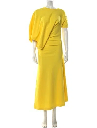 Pre-owned Loewe 2022 Long Dress In Yellow