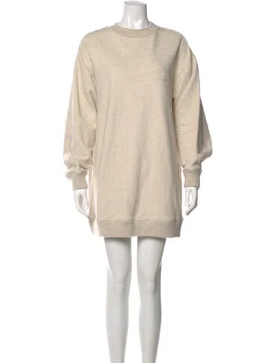 Pre-owned Loewe 2022 Mini Dress In Neutral
