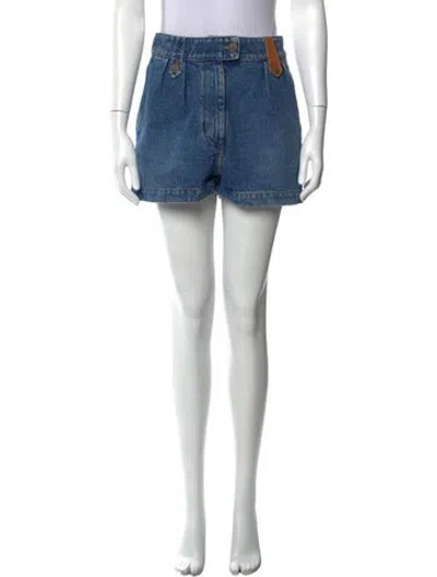 Pre-owned Loewe 2022 Mini Shorts In Blue