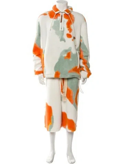 Pre-owned Loewe 2022 Printed Lounge Set In Orange