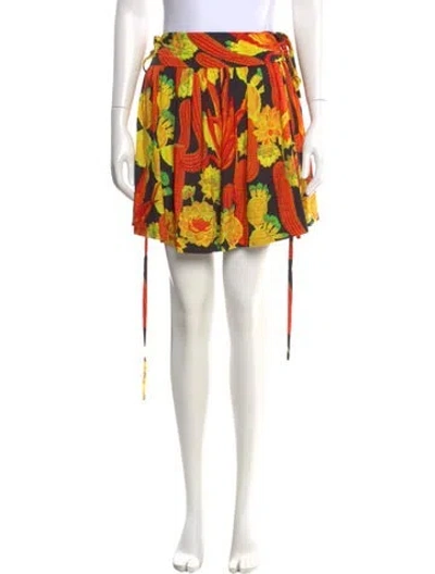 Pre-owned Loewe 2022 Printed Top In Black
