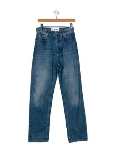 Pre-owned Loewe 2022 Slim Fit Jeans In Blue