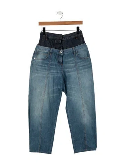 Pre-owned Loewe 2022 Straight Leg Jeans In Blue