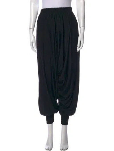 Pre-owned Loewe 2022 Wide Leg Pants In Black