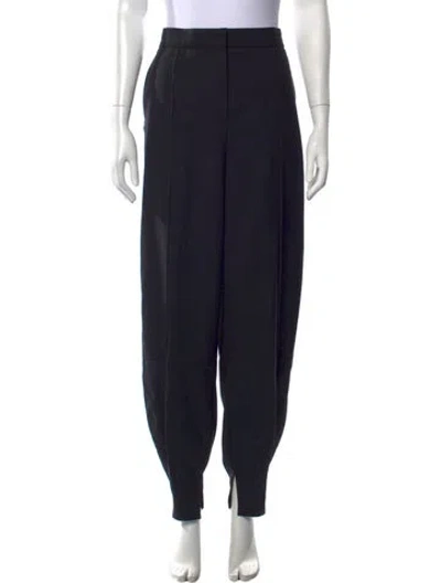 Pre-owned Loewe 2022 Wide Leg Pants In Black