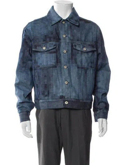 Pre-owned Loewe 2023 Denim Jacket In Blue