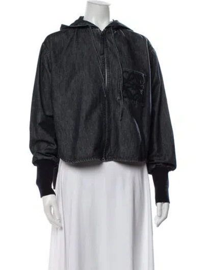 Pre-owned Loewe 2023 Denim Jacket In Blue