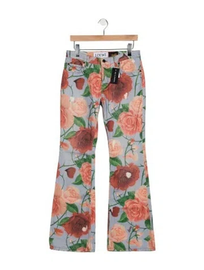 Pre-owned Loewe 2023 Flared Jeans In Multi