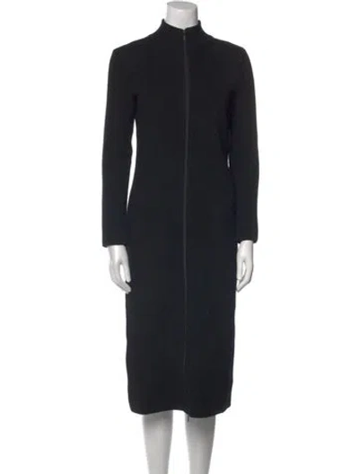 Pre-owned Loewe 2023 Midi Length Dress In Black