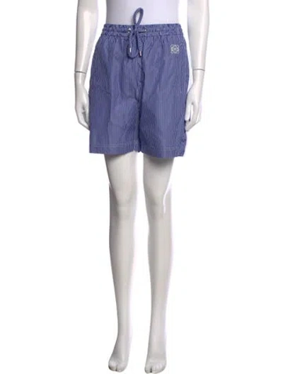 Pre-owned Loewe 2023 Mini Shorts In Blue