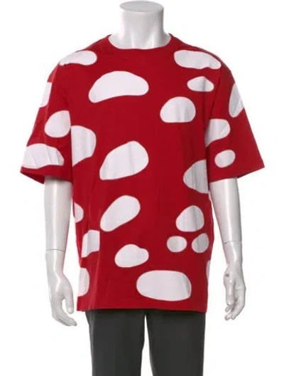 Pre-owned Loewe 2023 Printed T-shirt In Red