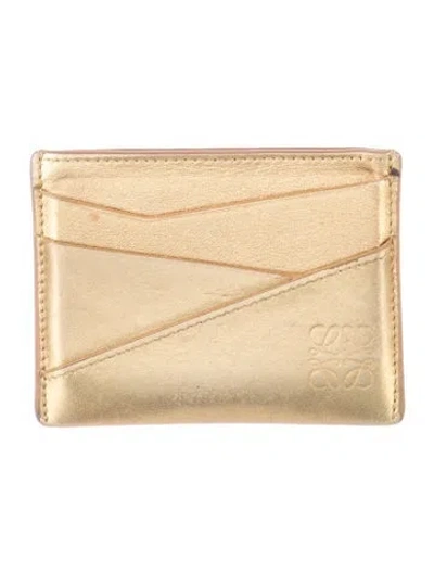 Pre-owned Loewe 2023 Puzzle Cardholder Card Holder