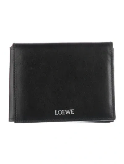 Pre-owned Loewe 2023 Signature Logo Wallet In Multi