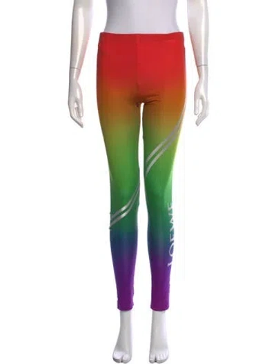 Pre-owned Loewe 2023 Skinny Leg Pants In Multicolor