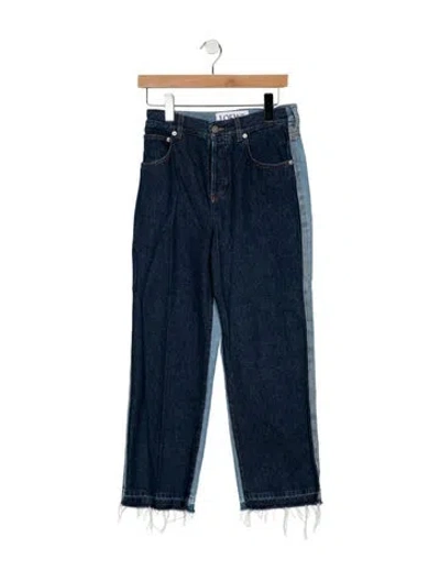 Pre-owned Loewe 2023 Straight Leg Jeans In Blue