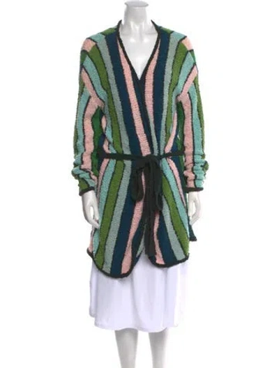 Pre-owned Loewe 2023 Striped Sweater In Blue