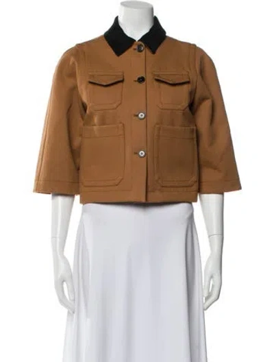 Pre-owned Loewe 2023 Utility Jacket In Brown