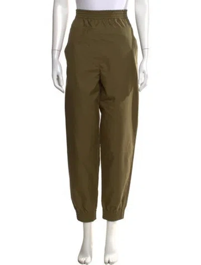 Pre-owned Loewe 2023 Wide Leg Pants In Green