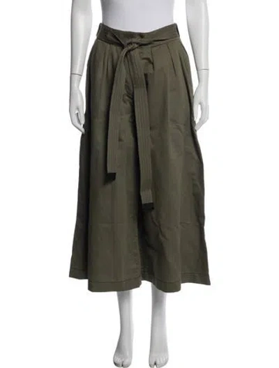 Pre-owned Loewe 2023 Wide Leg Pants W/ Tags In Green