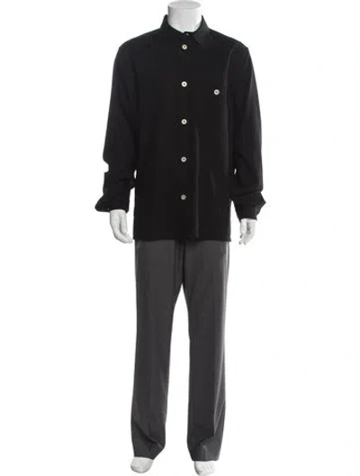Pre-owned Loewe 2023 Wool Shirt In Black
