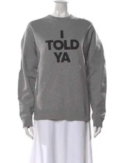 Pre-owned Loewe 2023-2024 'i Told Ya' Sweatshirt In Grey