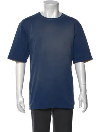 Pre-owned Loewe 2024 Crew Neck T-shirt In Blue