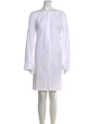 Pre-owned Loewe 2024 Knee-length Dress In White
