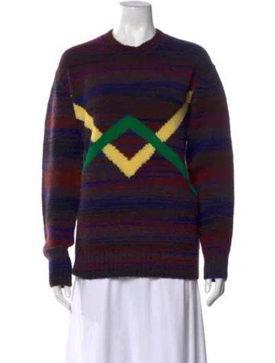 Pre-owned Loewe 2024 Linen Sweater In Blue