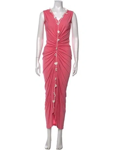 Pre-owned Loewe 2024 Long Dress W/ Tags In Pink