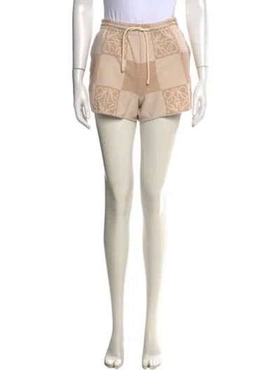 Pre-owned Loewe 2024 Mini Shorts In Neutral