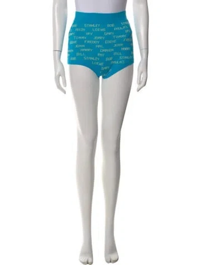 Pre-owned Loewe 2024 Mini Shorts W/ Tags In Blue