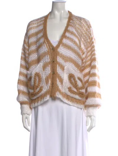 Pre-owned Loewe 2024 Mohair Sweater W/ Tags In Neutrals