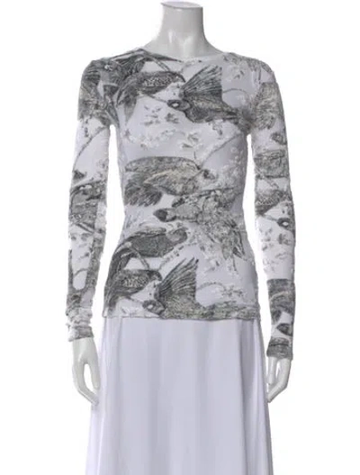 Pre-owned Loewe 2024 Printed Top In Multi