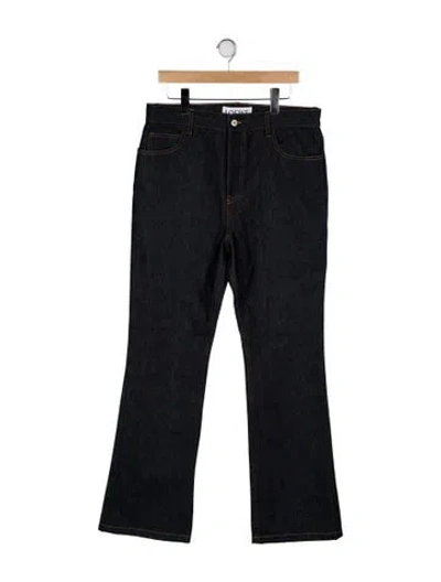 Pre-owned Loewe 2024 Straight-leg Jeans In Black