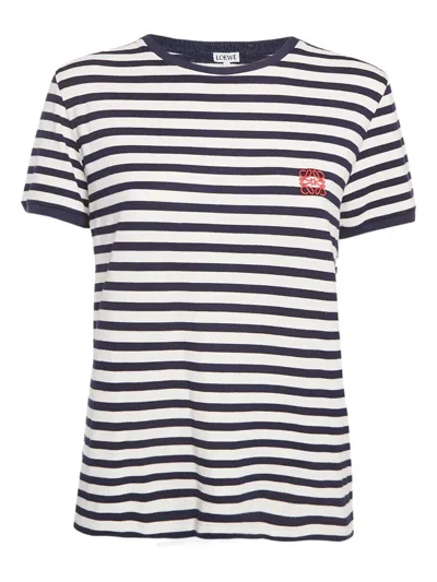 Pre-owned Loewe 2024 Striped T-shirt